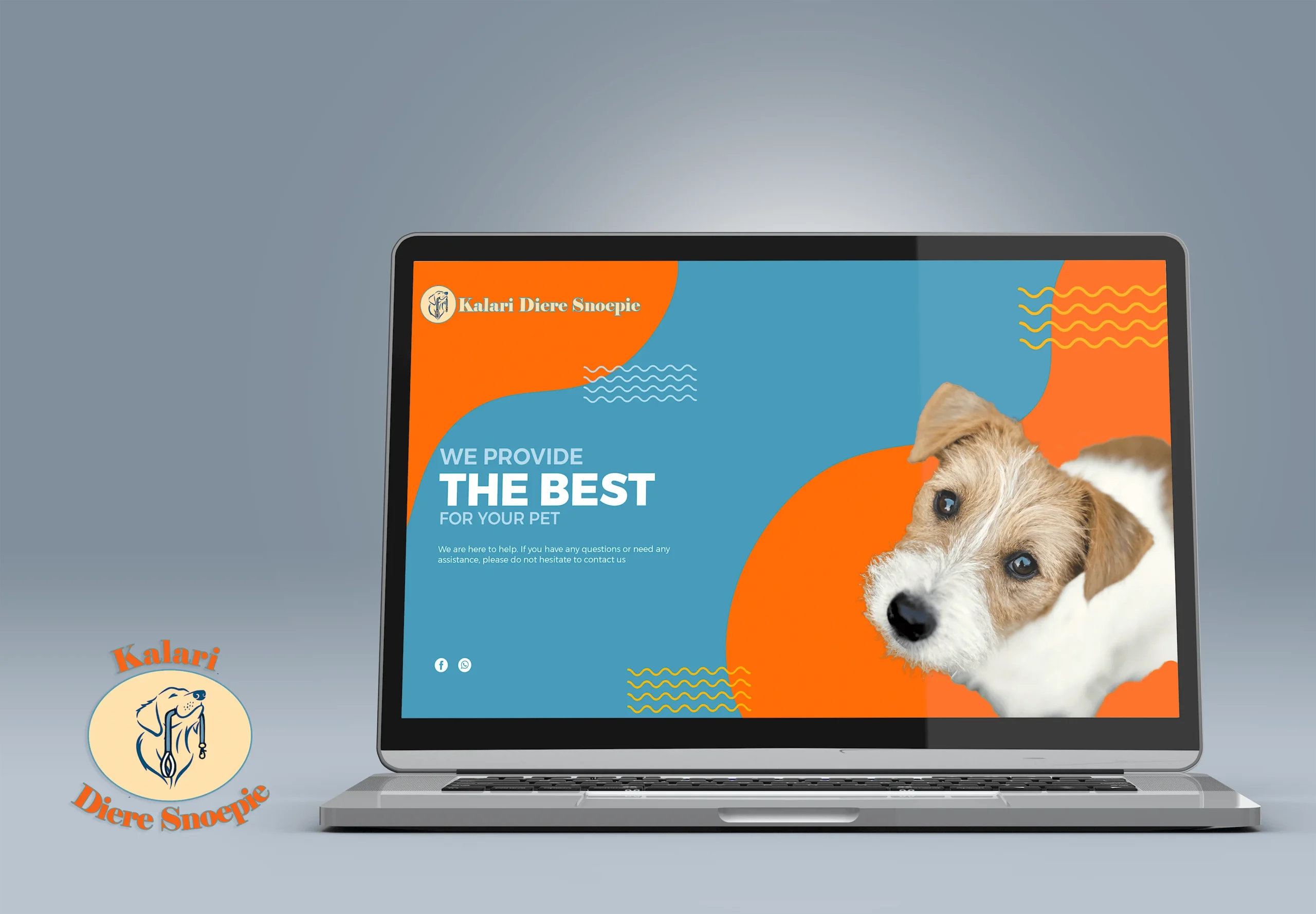 Kalari Diere Snoepie pet store website and social media branding by River54, featuring a playful and engaging design.