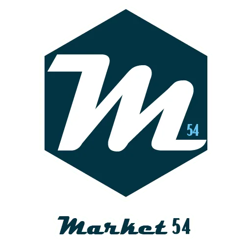 Market54 mobile app interface showcasing airtime, electricity, and mobile money services in Botswana